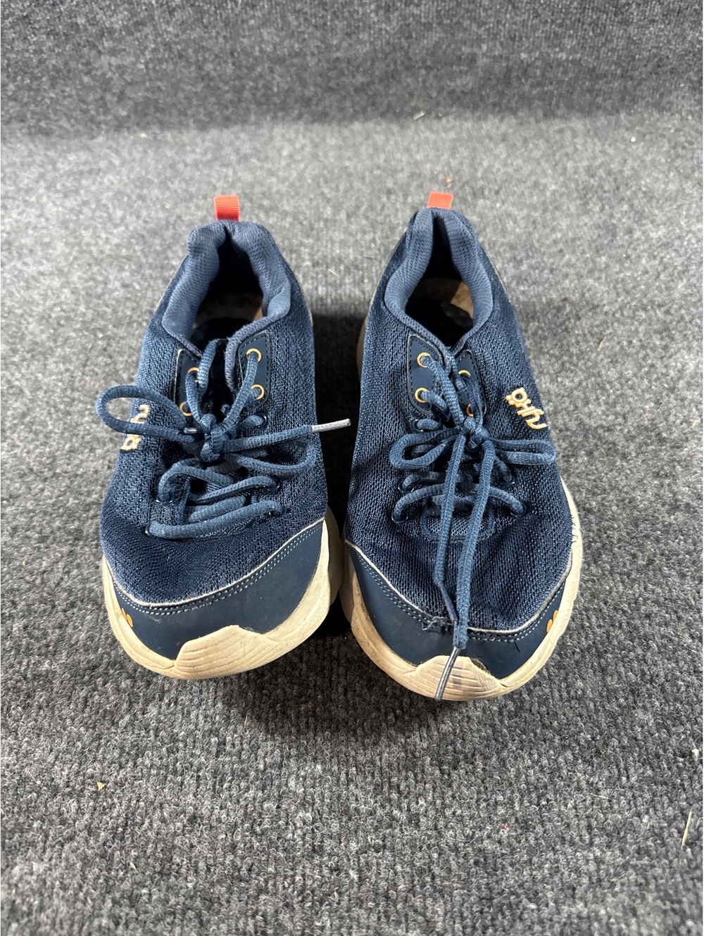 Ryka Womens Size 7.5 Navy Blue Walking Running Athletic Sneakers Lace Up Shoes